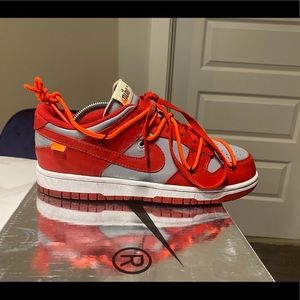 Nike Off-White Dunk Low University Red.